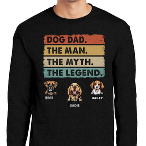 GeckoCustom Custom Photo Dog Dad Man Myth Legend Shirt N304 889333