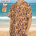 GeckoCustom Custom Photo Dog Face For Dog Lover Hawaii Shirt N304 889327