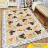 GeckoCustom Custom Photo Dog Lover Gift Indoor Rug, HN590