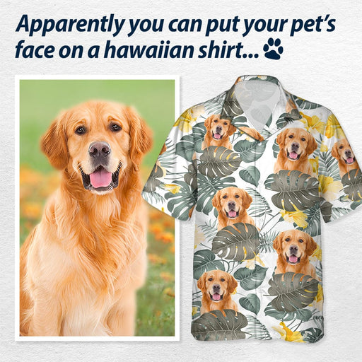 GeckoCustom Custom Photo Dog Men's Hawaiian Shirt TA29 888280
