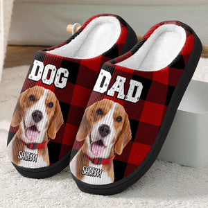 GeckoCustom Custom Photo Dog Mom, Dog Dad Slippers HA75 891530