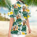 GeckoCustom Custom Photo Dog Women Hawaii Shirt DA199 890407