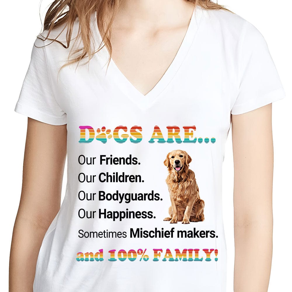 GeckoCustom Custom Photo Dogs Are Our Friends Our Children Our Bodyguards Our Happiness Shirt TA29 889564