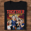 GeckoCustom Custom Photo Doll Couple Sitting Gift For Him/Her Valentine Dark Shirt TA29 889974