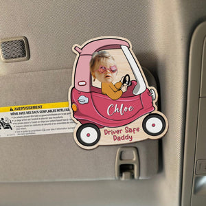 GeckoCustom Custom Photo Drive Safe Daddy Car Visor Clip HA75 890666