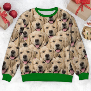 GeckoCustom Custom Photo Face Pawsitive Ugly Sweater For Dog Lovers N304 HA75 891386