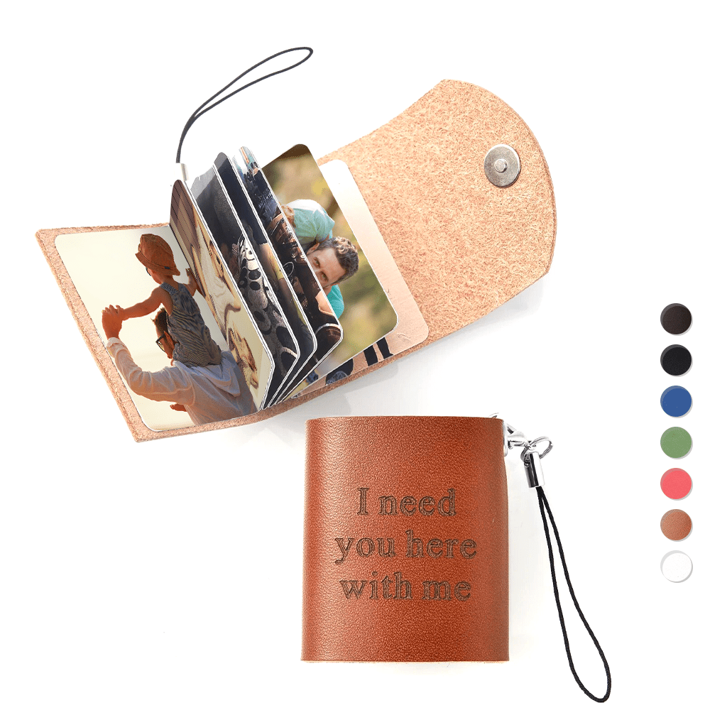 Custom Photo Father's Day Photobook Keychain TA29 890631 - Geckocustom.com