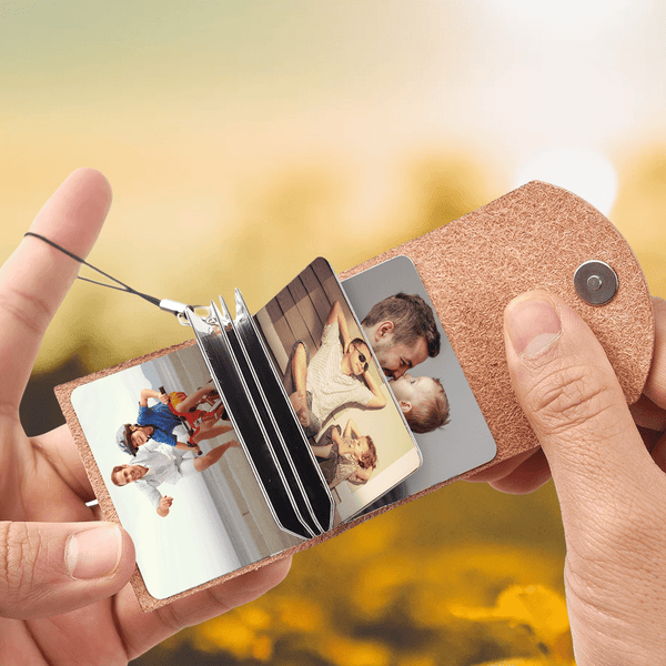 Custom Photo Father's Day Photobook Keychain TA29 890631 - Geckocustom.com