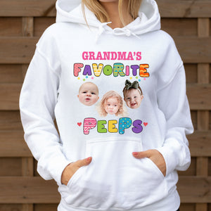 GeckoCustom Custom Photo Favorite Peep For Easter Day Shirt TH10 892317 Pullover Hoodie / Sport Grey Colour / S