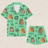 GeckoCustom Custom Photo For Cat Lover Short Pajamas N304