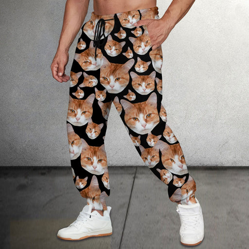 GeckoCustom Custom Photo For Cat Lover Sweatpants TA29 889492
