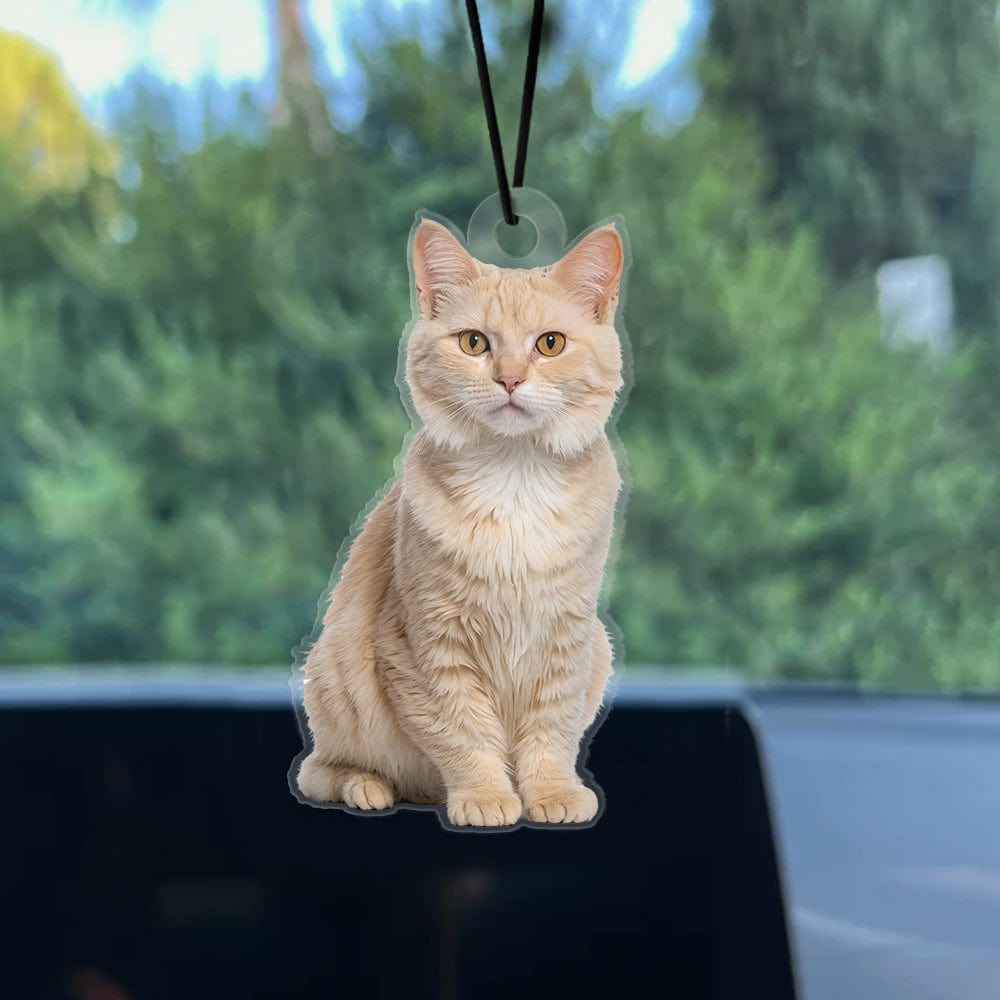 GeckoCustom Custom Photo For Dog And Cat Lover Car Hanging TH10 892297 3"H x 1.5"W