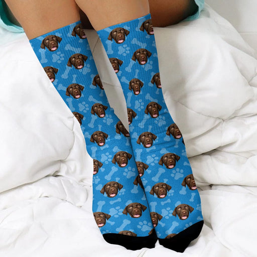 GeckoCustom Custom Photo For Dog Cat Lover Pet Sock N304 890229
