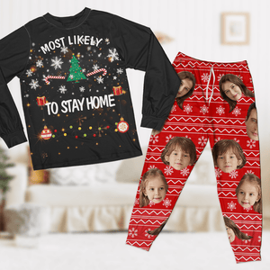 GeckoCustom Custom Photo For Family Most Likely Christmas Sleepwear TH10 891513