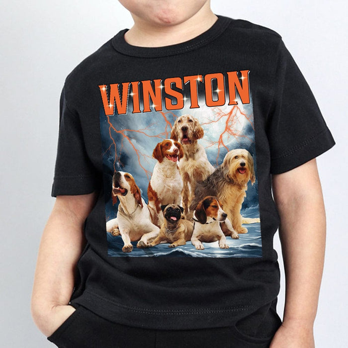 GeckoCustom Custom Photo For Kids Love Dog Sweatshirt 889725