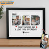 GeckoCustom Custom Photo Forget Father‘s Day We Love You Everyday Picture Frame N304 889205 8"x10"