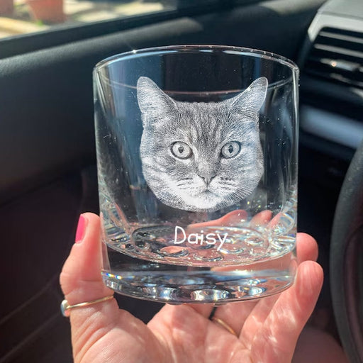 GeckoCustom Custom Photo From The Reasons You Drink For Cat Lover Rock Glass N304 890847