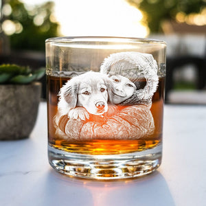 GeckoCustom Custom Photo From The Reasons You Drink For Dog Lover Rock Glass TA29 890506