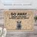 GeckoCustom Custom Photo Go Away Unless You Have Alcohol And Cat Treats Funny Cartoon Doormat N304 889712