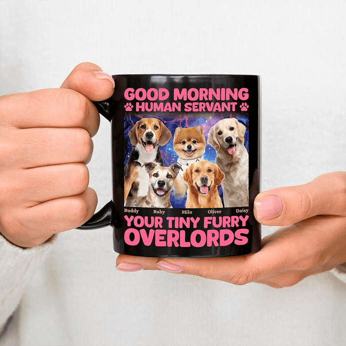 GeckoCustom Custom Photo Good Morning Human Servant Pet Mug N304 890477