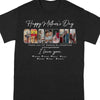 GeckoCustom Custom Photo Grandma Gift From Grandkids Mother's Day Shirt N304 889065 Women Tee / Black Color / S