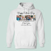 GeckoCustom Custom Photo Happy Father's Day Grandpa Bright Shirt N304 889042 Pullover Hoodie / Sport Grey Colour / S