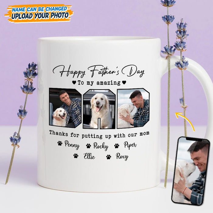 GeckoCustom Custom Photo Happy Father's Day To My Amazing Dad Mug K228 889256