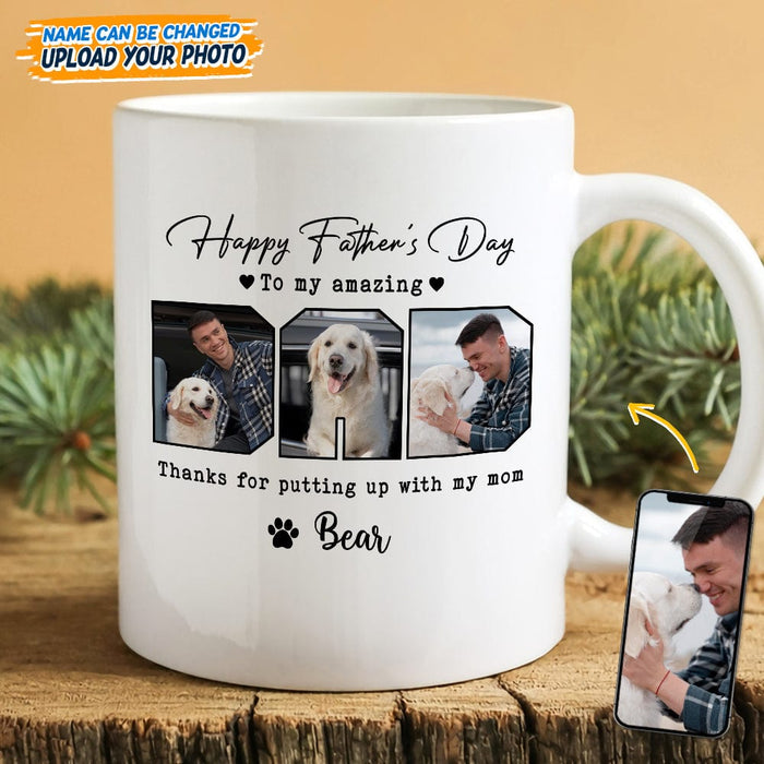 GeckoCustom Custom Photo Happy Father's Day To My Amazing Dad Mug K228 889256