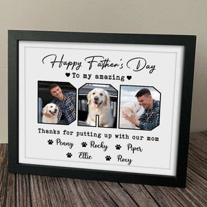 GeckoCustom Custom Photo Happy Father's Day To My Amazing Dad Picture Frame TA29 889170 8"x10"