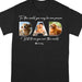 GeckoCustom Custom Photo Happy Father's Day To My World Dog Dark Shirt K228 889263