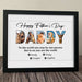 GeckoCustom Custom Photo Happy Father's Day To The Best Dog Dad Picture Frame K228 889215 8"x10"