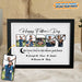 GeckoCustom Custom Photo Happy Father's Day We Love You To The Moon And Back Picture Frame K228 889172 8"x10"