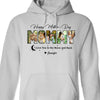 GeckoCustom Custom Photo Happy Mother's Day Love You To The Moon And Back Bright Shirt K228 889050 Pullover Hoodie / Sport Grey Colour / S