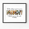 GeckoCustom Custom Photo Happy Mother's Day Mom To Us You Are The World Family Picture Frame TA29 890348