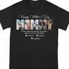 GeckoCustom Custom Photo Happy Mother's Day To Dog Mom Shirt K228 889099