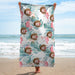 GeckoCustom Custom Photo Hawaiian Vacation Style Beach Towel N304 890667 30"x60"