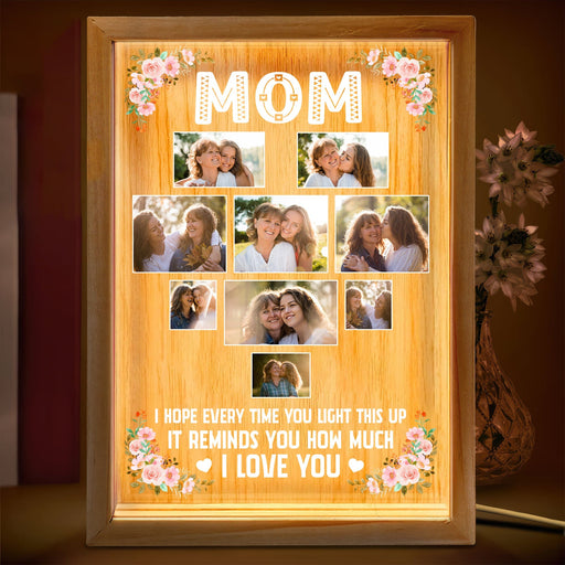 GeckoCustom Custom Photo Hope Every Time You Light This Up Mother's Day Light Box TA29 890217 5.91 x 8.27