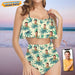 GeckoCustom Custom Photo Human And Weed Bikini Swimsuit N304 889322
