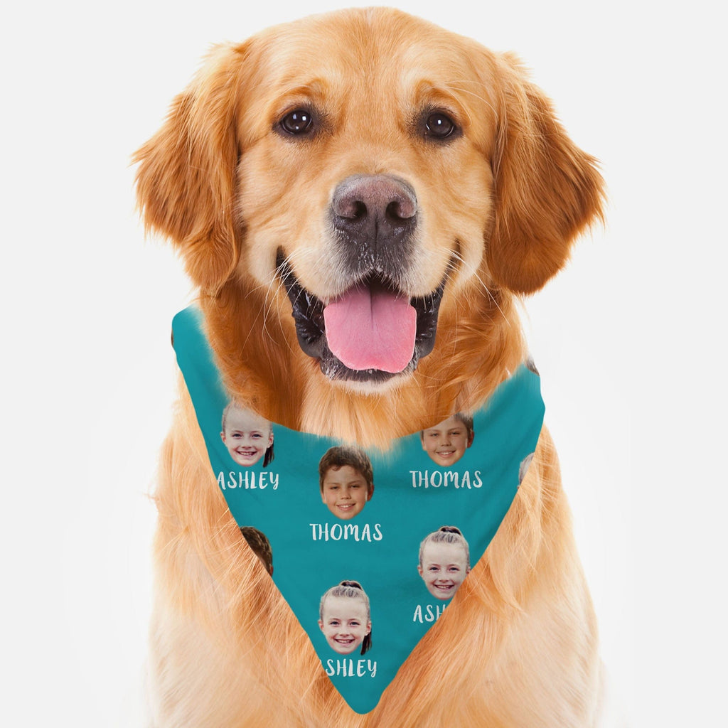 Custom Photo Dog Bandana and Pet Shirt - TShirt - Picture - Matching - Cat - Dog Dad selling - Dog Mom