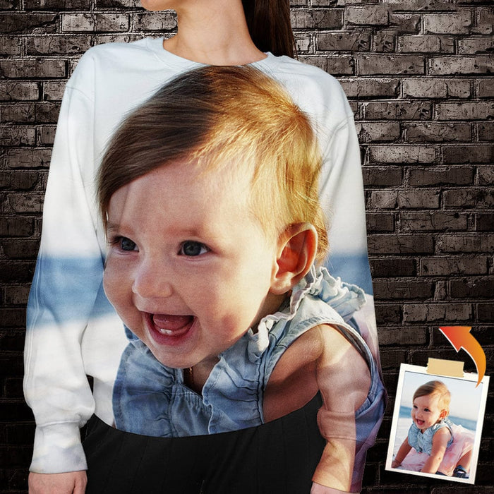 GeckoCustom Custom Photo Human Face Sweater Shirt N304