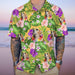 GeckoCustom Custom Photo Humorous Dog Face Hawaii Shirt N304 889543