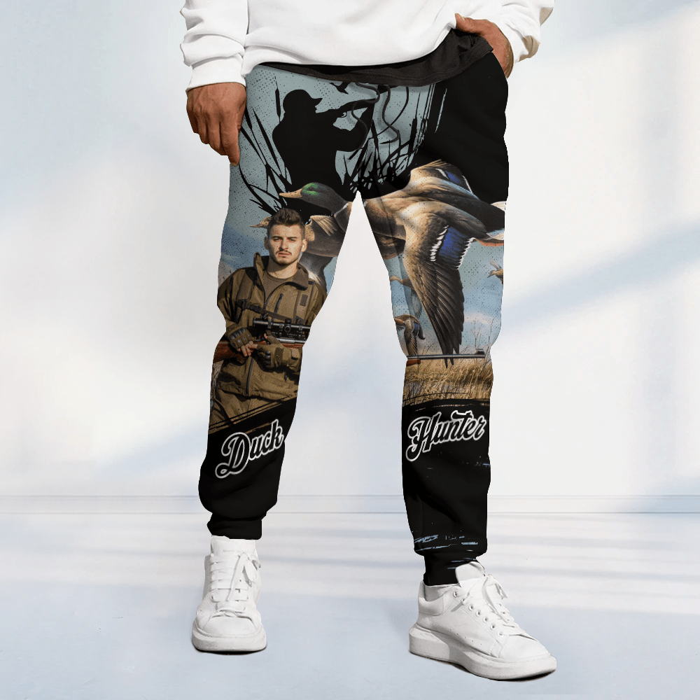Custom Photo Hunting With Camouflage Background Sweatpants T286 889830 GeckoCustom