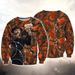 GeckoCustom Custom Photo Hunting With Camouflage Background T-Shirt N304 889846 Sweatshirt / S