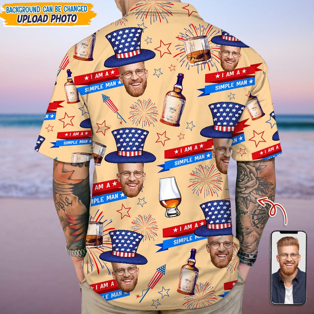 GeckoCustom Custom Photo I Am A Simple Man Hawai Shirt N304 889441