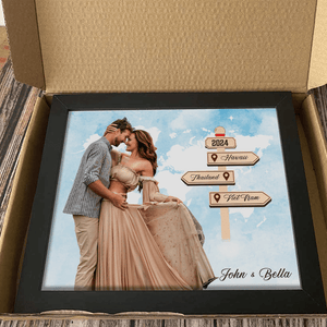 GeckoCustom Custom Photo I Need You Travel Adventure Together For Couple LM32 893039 Picture Frame / 10"x8"