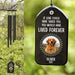 GeckoCustom Custom Photo If Love Could Have Saved You Memorial Wind Chimes TA29 889756 Solid Black - White Text