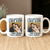 GeckoCustom Custom Photo Like Mother Like Son Family Mug N304 890311