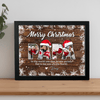 GeckoCustom Custom Photo Merry Christmas For Dad Family Picture Frame TA29 889898 10"x8"