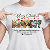 GeckoCustom Custom Photo Merry Christmas Mommy To My World Bright Shirt DA199 889888