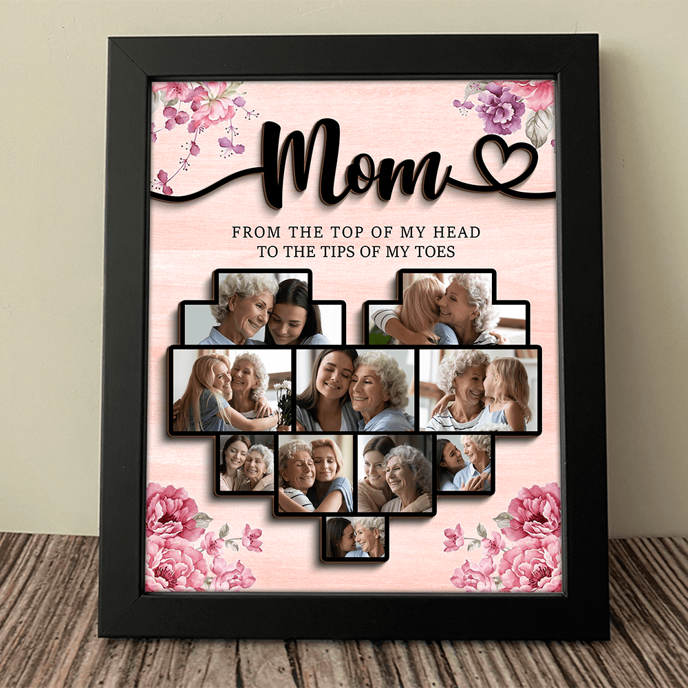 Custom Photo Mom To The World You Are One Person Picture Frame DA199 8 ...
